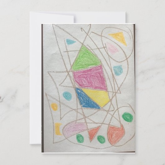 卒業式 感謝カード 招待状 (正面)