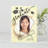 卒業式 招待状 (スタンド正面)