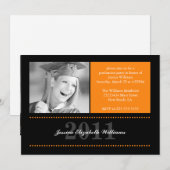 卒業式 招待状 (正面/裏面)