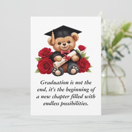 卒業式 🎓 招待状 (スタンド正面)