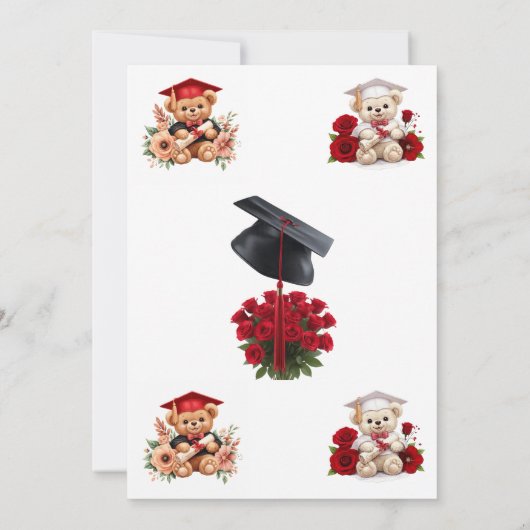 卒業式 🎓 招待状 (裏面)