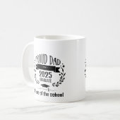 卒業式、誇りを持ったパパモーメント コーヒーマグカップ (正面左)