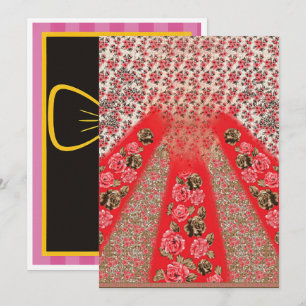 卒業式、誕生日＆パーティーの招待状カード 案内状