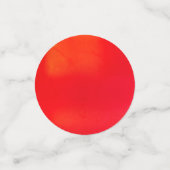 卒業式 赤い帽子と太陽の赤い光線のコンフェッティ コンフェッティ (スモール正面)