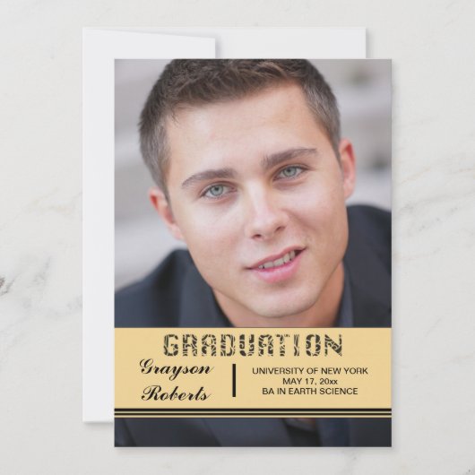 卒業式 透明性に関するお知らせ 案内状 (正面)