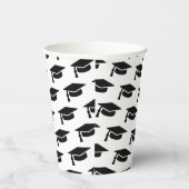 卒業式 黒タッセルキャップ 紙コップ (右)