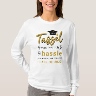 卒業式 2024 苦労は報われた Tシャツ