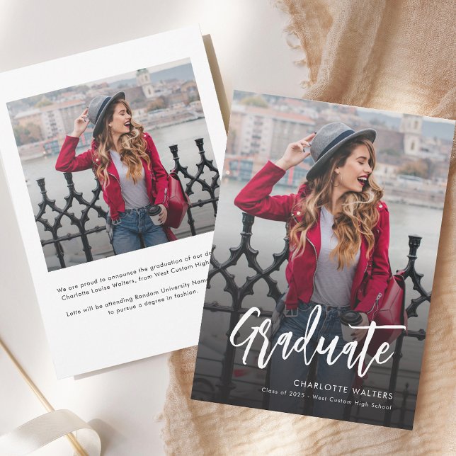 卒業式 2025 スクリプト 写真 発表 (Grad 2025 Photos Graduation Announcement)