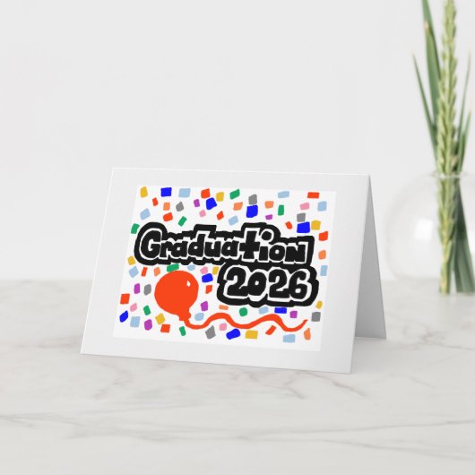 卒業式 2026 カード (正面)