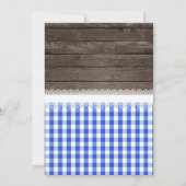 卒業式BBQパーティの招待状 – グリル&チルBG 招待状 (裏面)