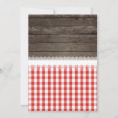 卒業式BBQパーティの招待状 – グリル&チルG 招待状 (裏面)