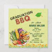 卒業式BBQ招待状 招待状 (正面)