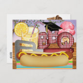 卒業式BBQ – クックアウトパーティー- SRF 招待状 (正面/裏面)