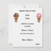 卒業式BBQ – クックアウトパーティー- SRF 招待状 (裏面)