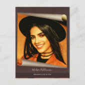 卒業式Boho写真素朴ありがとうご注意 案内ポストカード (正面)