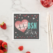 卒業式BSN看護学位クラス スタンダードカクテルナプキン (インサイチュ)