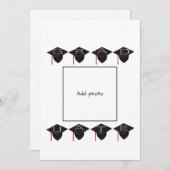 卒業式Capsグリーティングカード シーズンカード (正面/裏面)