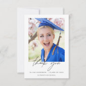 卒業式Thank Class of Photo サンキューカード (正面)