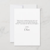 卒業式Thank Class of Photo サンキューカード (裏面)