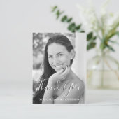 卒業式Thank Youフォトカード ポストカード (スタンド正面)