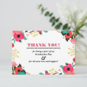 卒業式Thank Youフォトカード 招待状 (スタンド正面)