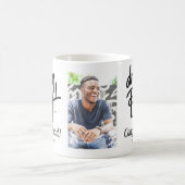 卒業引用文ドリームビッカスタムク写真付き コーヒーマグカップ (中央)