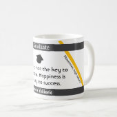 卒業引用文3コーヒーマグ コーヒーマグカップ (正面右)