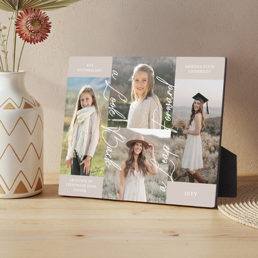 卒業後と今の卒業写真コラージュ記念ファイル フォトプラーク