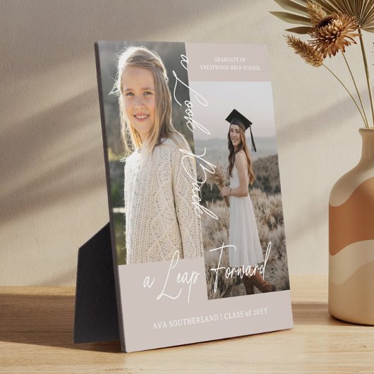 卒業後と今の卒業写真コラージュ記念ファイル フォトプラーク