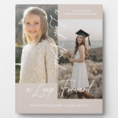 卒業後と今の卒業写真コラージュ記念ファイル フォトプラーク (正面)