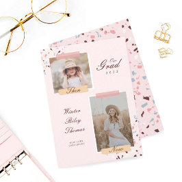 卒業後と今2写真卒業テラッツォ 招待状