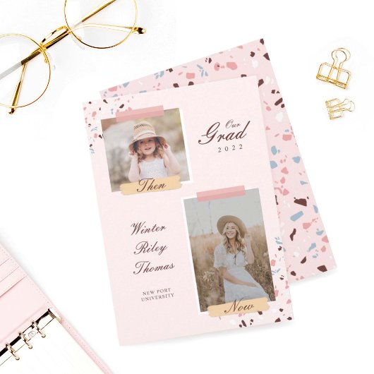 卒業後と今2写真卒業テラッツォ 招待状