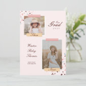 卒業後と今2写真卒業テラッツォ 招待状 (スタンド正面)