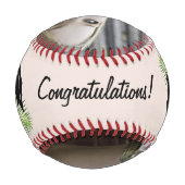 卒業後のトロピカルリーフ写真 野球ボール (裏面)