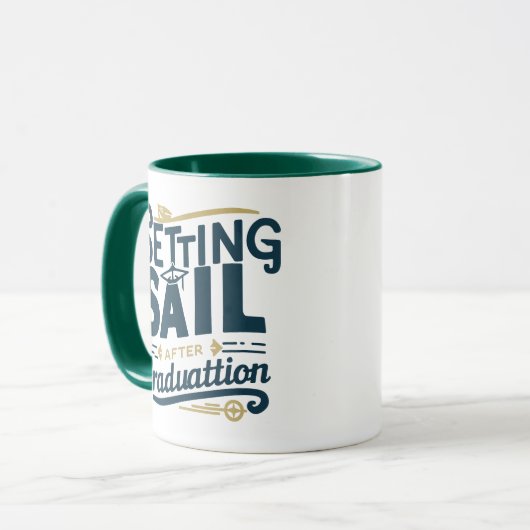 卒業後の出帆 マグカップ (正面左)