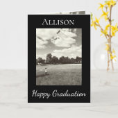 卒業後を追女子夢の詩 カード (黄色い花)