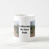 卒業後を追自道の砂漠トレイル卒業 コーヒーマグカップ (中央)