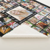 卒業後55写真コラージュのメモリ シェルパブランケット (3/4)