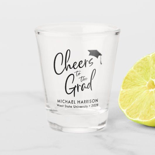 卒業応援 ショットグラス (正面)