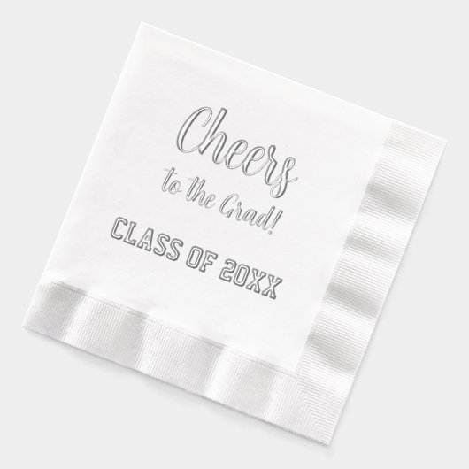 卒業応援 箔ナプキン (左)