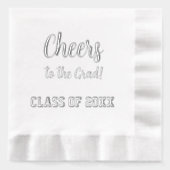 卒業応援 箔ナプキン (正面)