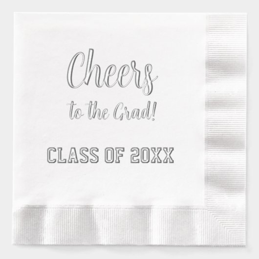 卒業応援 箔ナプキン (正面)