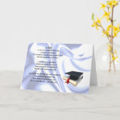 卒業息子の詩 カード (黄色い花)