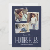 卒業愛 招待状 (正面)