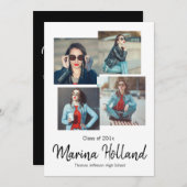 卒業愛 招待状 (正面/裏面)