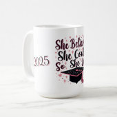 卒業感動的マグ コーヒーマグカップ (正面左)