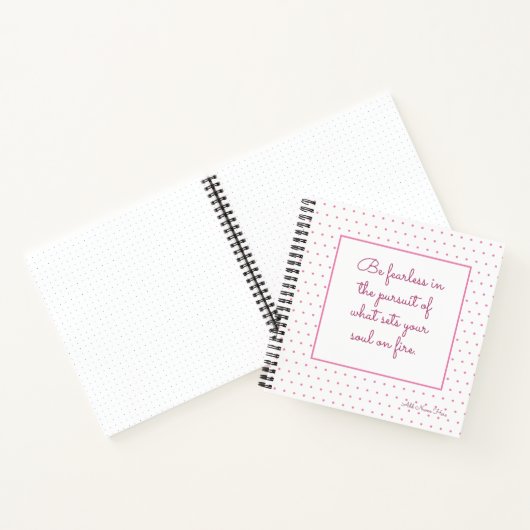 卒業感動的引用文 ノートブック (内部)