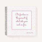 卒業感動的引用文 ノートブック (正面)