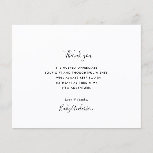 卒業感謝していカードを書くなんて素敵だ (裏面)