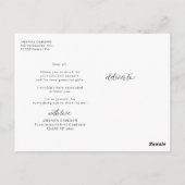 卒業感謝してい写真文字パーソナライズされた ポストカード (裏面)